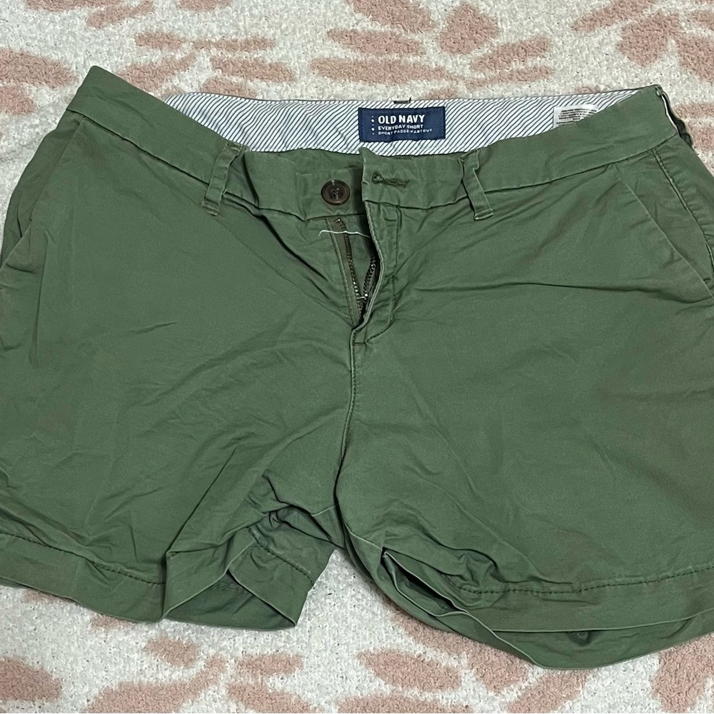 Old Navy Green Cargo Shorts